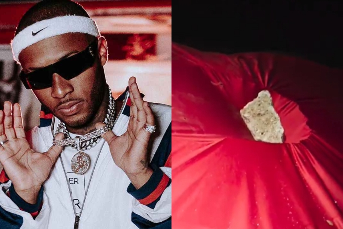 Vídeo: mulher invade casa de Orochi e quebra carros de luxo do rapper